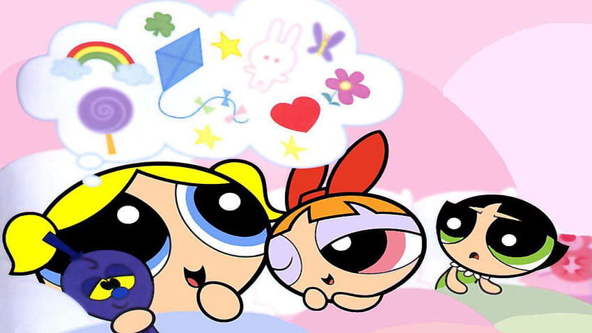 The Powerpuff Girls Blossom, Bubbles and Buttercup In Dreamy Background Anime, Cute Powerpuff Girls HD wallpaper