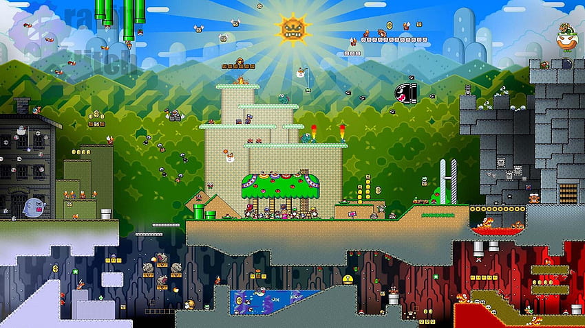 Super Mario World, video oyunu, eğlence, eğlence, mario, nintendo, macera, snes, oyun, dünya HD duvar kağıdı