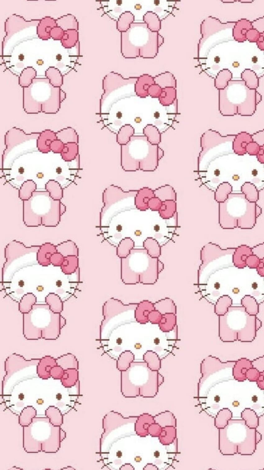 Hello Kitty rosa em 2020. Hello kitty rosa, Hello kitty, Fundo Hello kitty, Estética Hello Kitty Papel de parede de celular HD