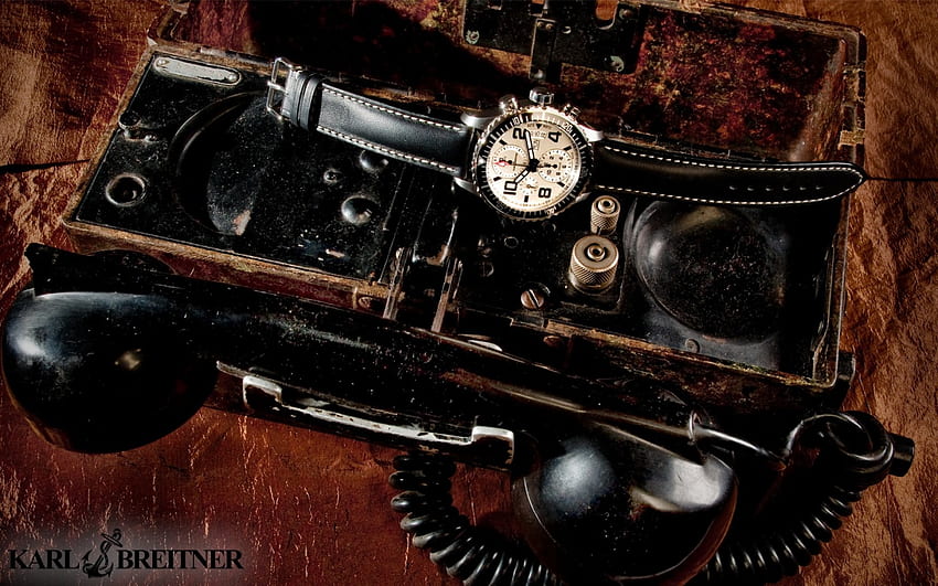 Karl Breitner Aviator часовник, Swiss mad, Aviator, луксозен часовник, Karl Breitner HD тапет