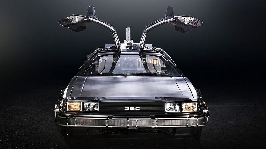 Завръщане в бъдещето, DeLorean, Supercars, Пътуване във времето HD тапет