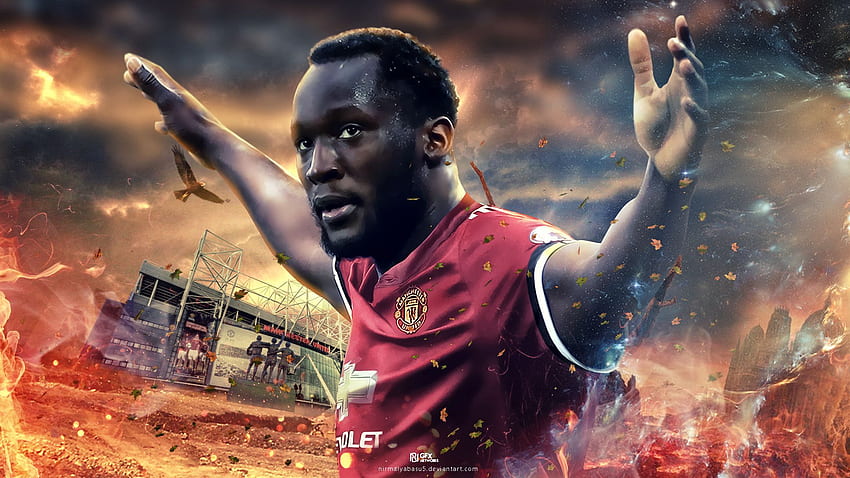 Lukaku Manchester United, Romelu Lukaku HD-Hintergrundbild