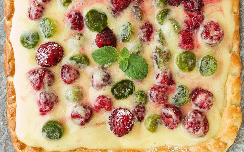 Makanan, Berries, Produk Roti, Baking, Pie Wallpaper HD
