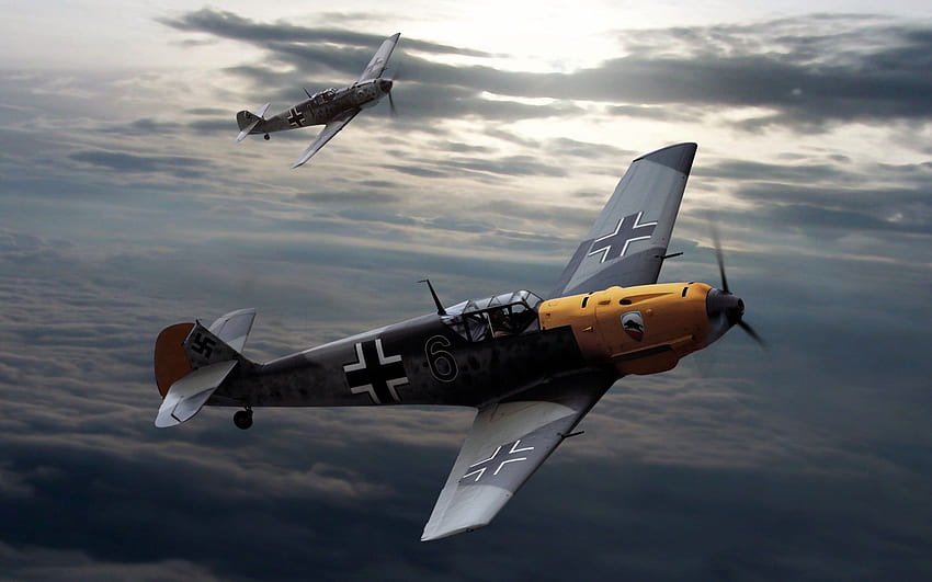 Flugzeuge aus dem 2. Weltkrieg HD-Hintergrundbild