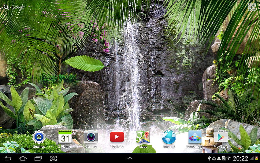3D Waterfall Live for Android, Rainforest Waterfall HD wallpaper