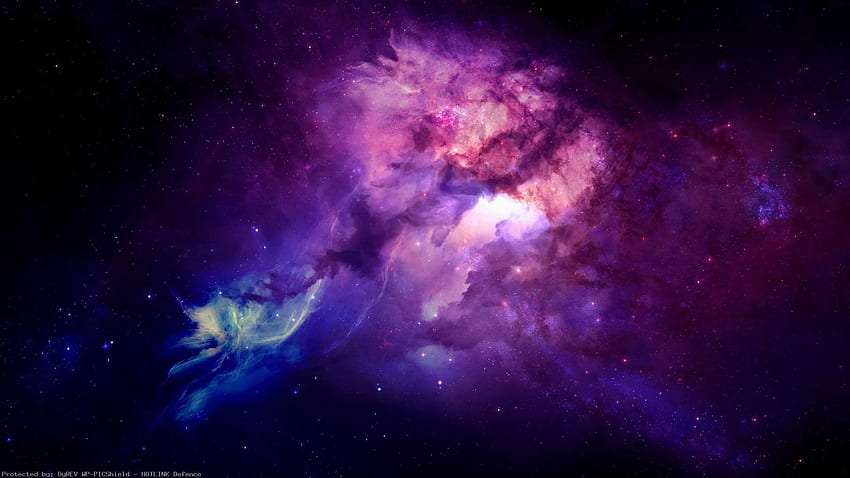 Galaxy Ps4 Púrpura Estética fondo de pantalla