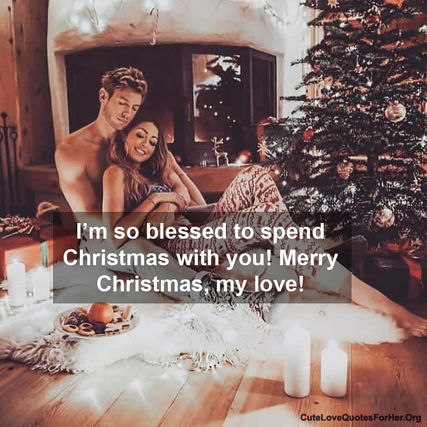 Christmas Love Quotes for Her & Him to Wish with, Cute Christmas Sayings HD phone wallpaper