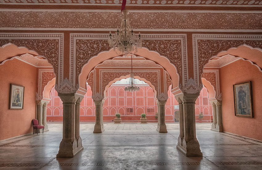 Interior Hawa Mahal - India. Pink palace, India, Jaipur, Indian Palace HD  wallpaper | Pxfuel