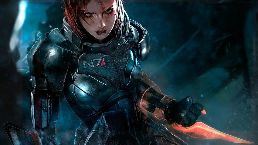 personajes de videojuegos garrus vakarian thane krios comandante shepard efecto de masa espacio azul JPG 402 kB. Fresco fondo de pantalla