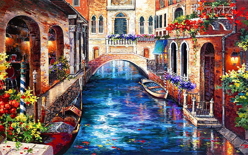 Venice Paintings - . Veneza, Pinturas paisagens, Fotos, Venice Art HD wallpaper