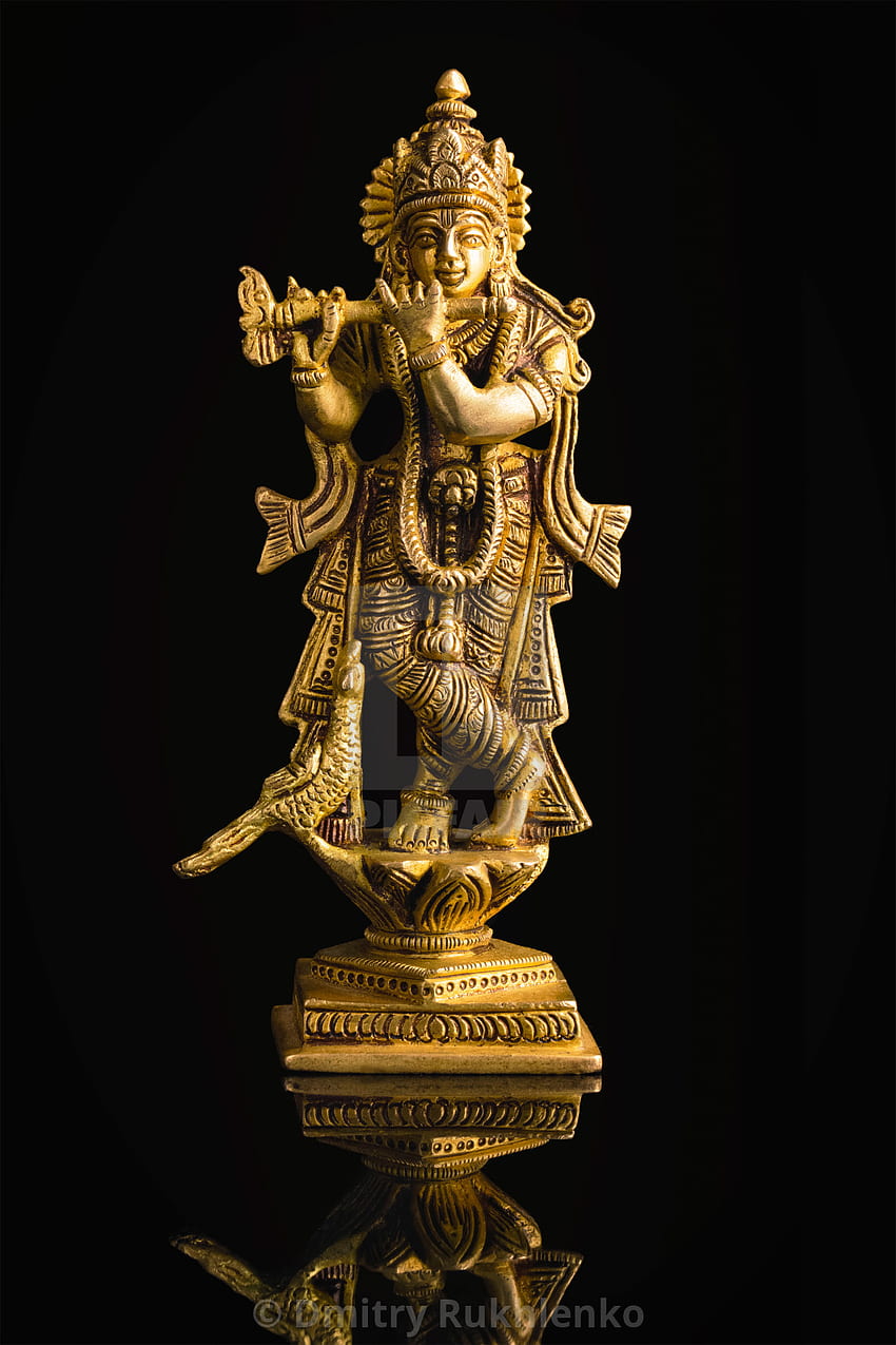 Статуя на Кришна в бяло - Лиценз или печат за £12,39. . Picfair HD тапет за телефон