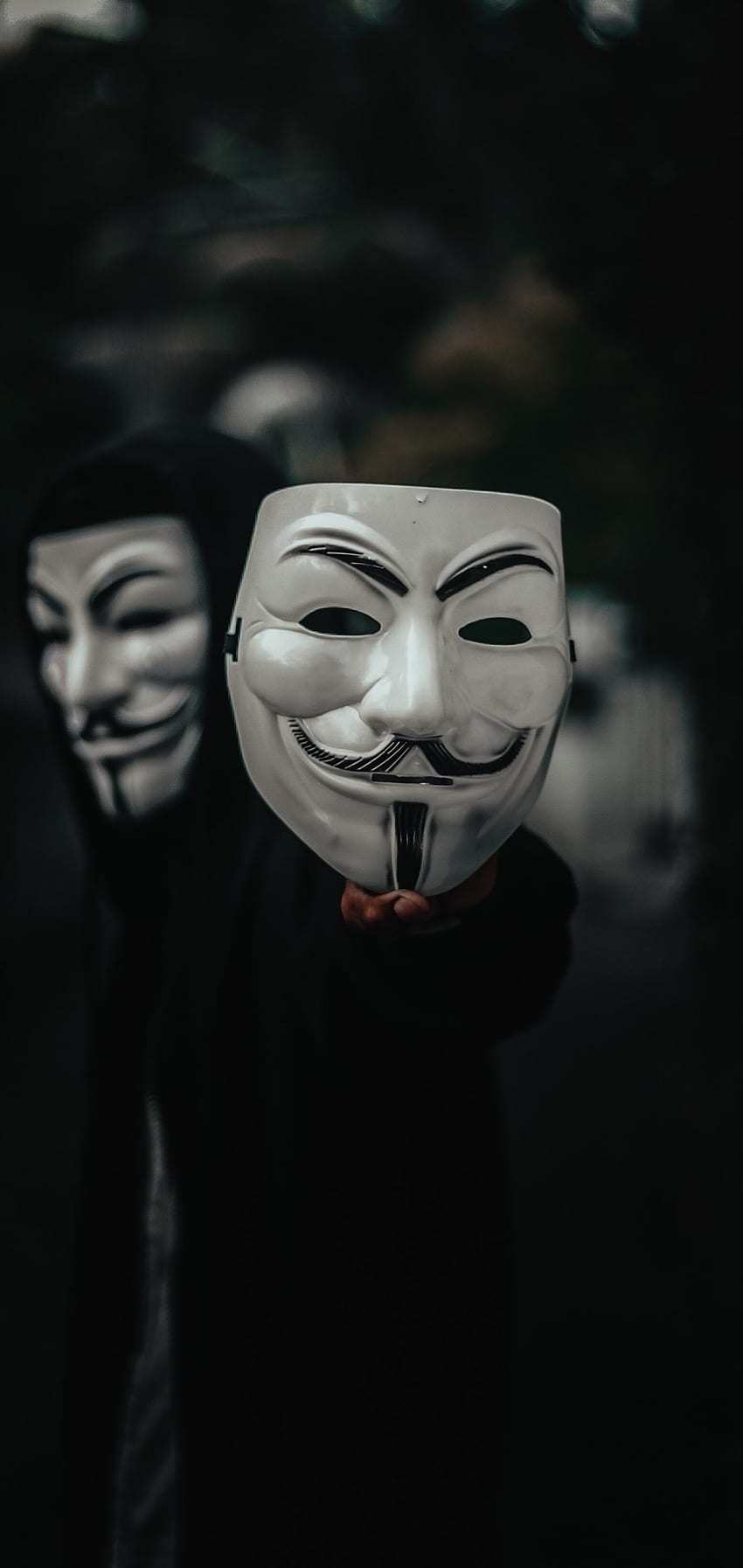 Guy Fawkes Maske, Anonym, Hoodie für Samsung Galaxy S10e, Xiaomi Mi A2 Lite, OnePlus 6, Guy Fawkes HD-Handy-Hintergrundbild