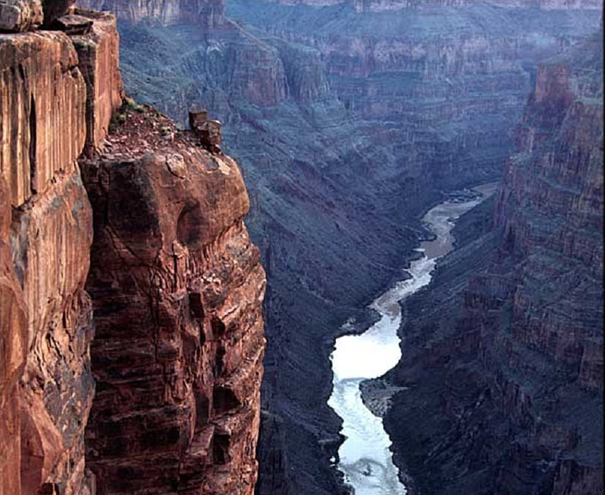 Canyon Colorado River, river, colorado, canyon, rock HD wallpaper
