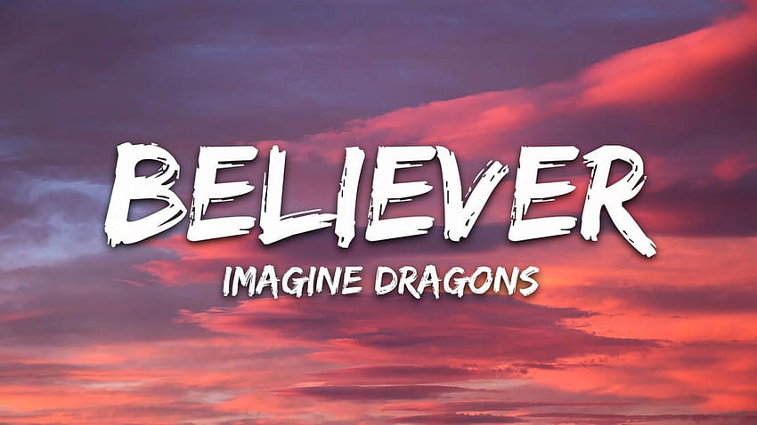 Imagine Dragons - ผู้ศรัทธา (เนื้อเพลง) วอลล์เปเปอร์ HD