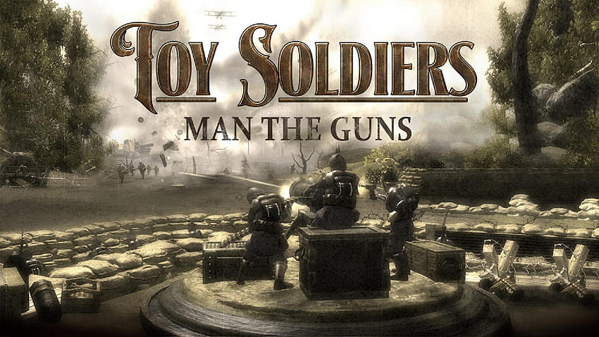 Toy Soldiers-Man The Guns, xbla, Waffen, britische Truppen, Befestigungen HD-Hintergrundbild