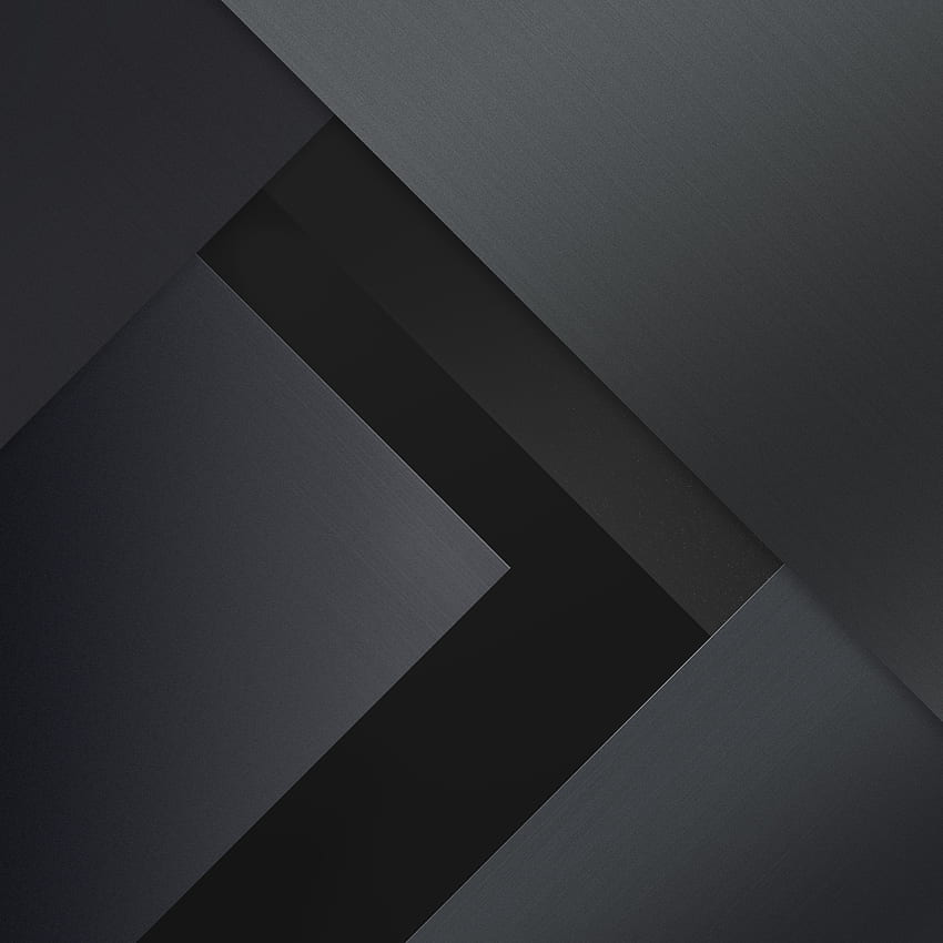 Material design, geometric, stock, dark black HD phone wallpaper