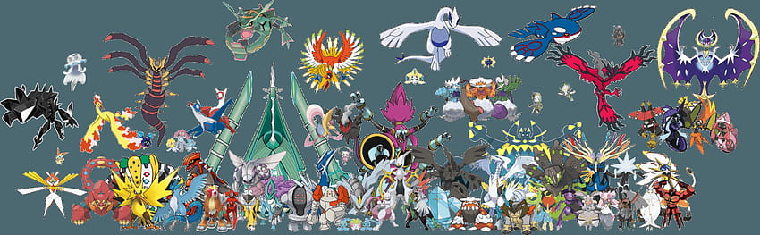 Tous les Pokémon Légendaires en PNG, Tous les Pokémon Légendaires Fond d'écran HD