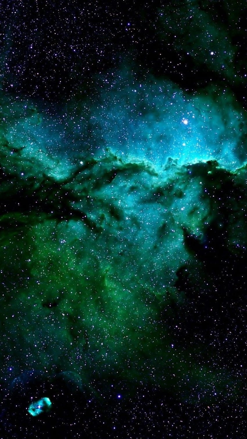 อวกาศ ความงามสีเขียว วอลล์เปเปอร์โทรศัพท์ HD