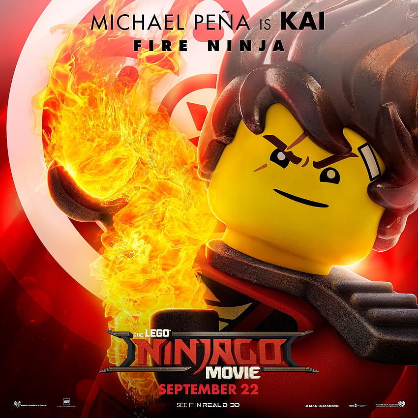 LEGO NINJAGO MOVIE Family Lego Musical Animation 1lenm Fantasia Lego Ninjago Movie Poster ., Kai Ninjago Movie Papel de parede de celular HD