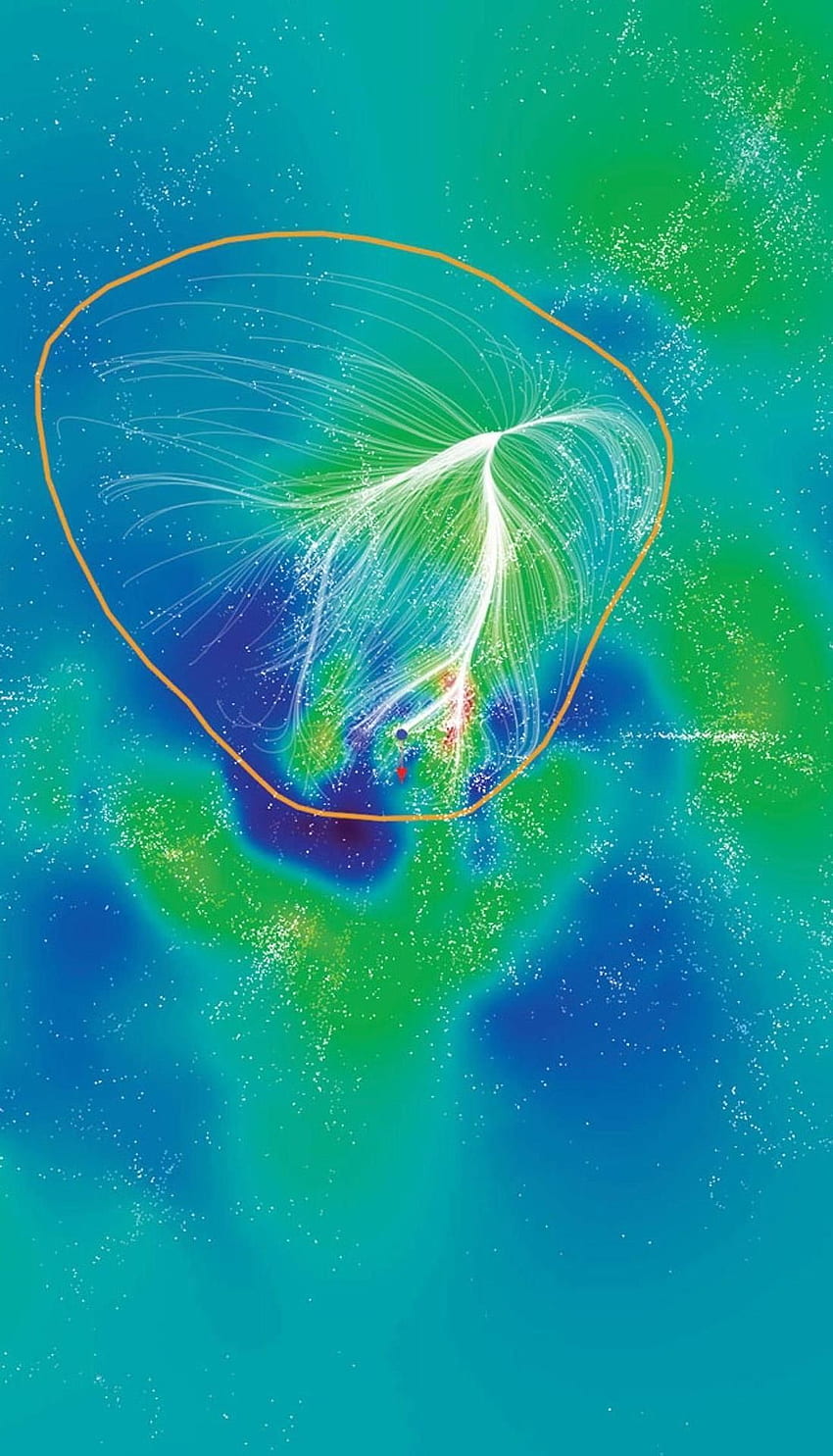 Laniakea Supercluster Infographic Poster – the kurzgesagt shop