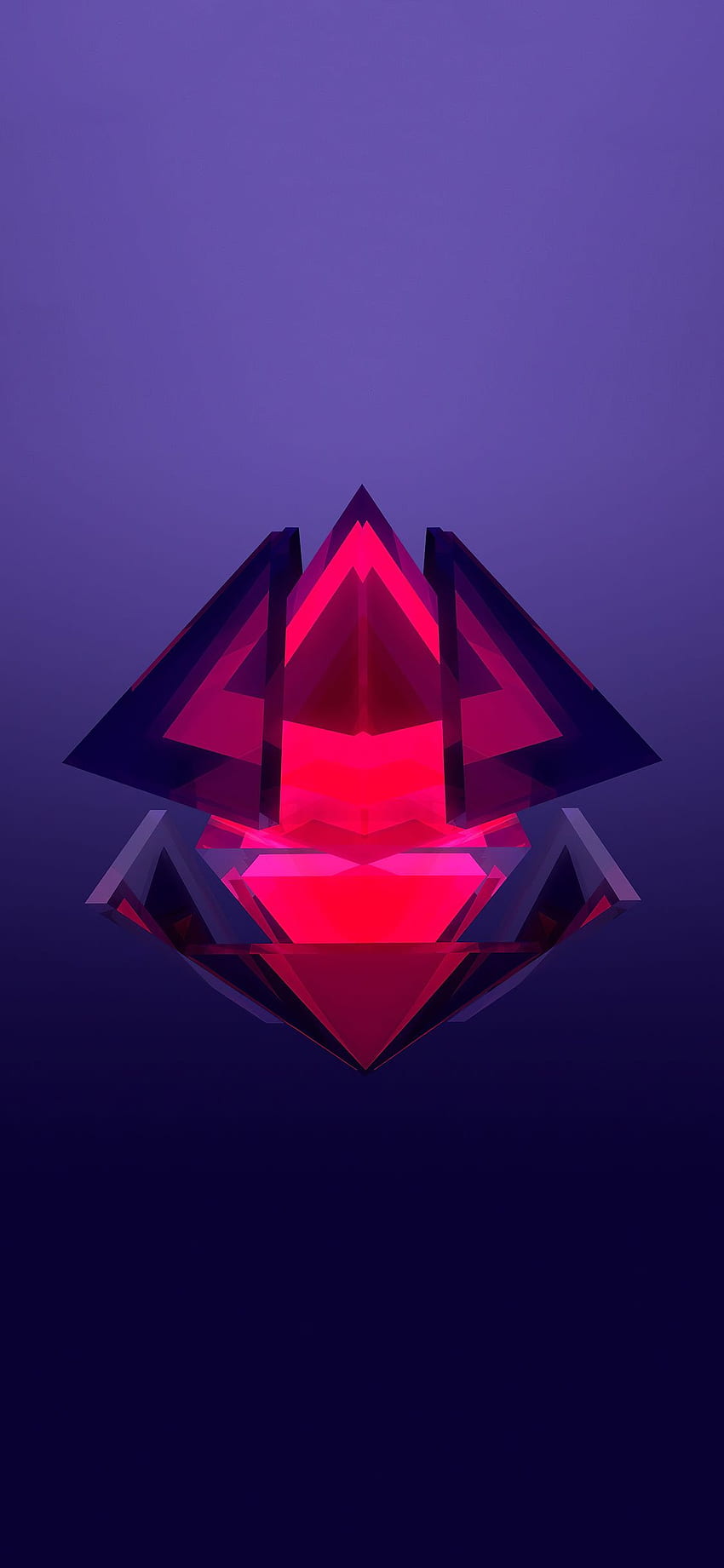 Facette abstraite de diamant, esthétique de diamant Fond d'écran de téléphone HD