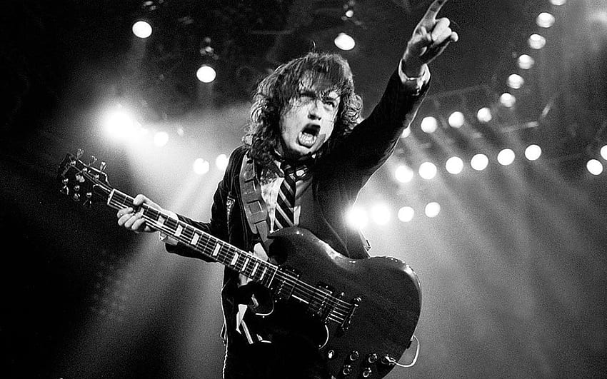 AC DC, Angus Young / dan Mobile Background Wallpaper HD