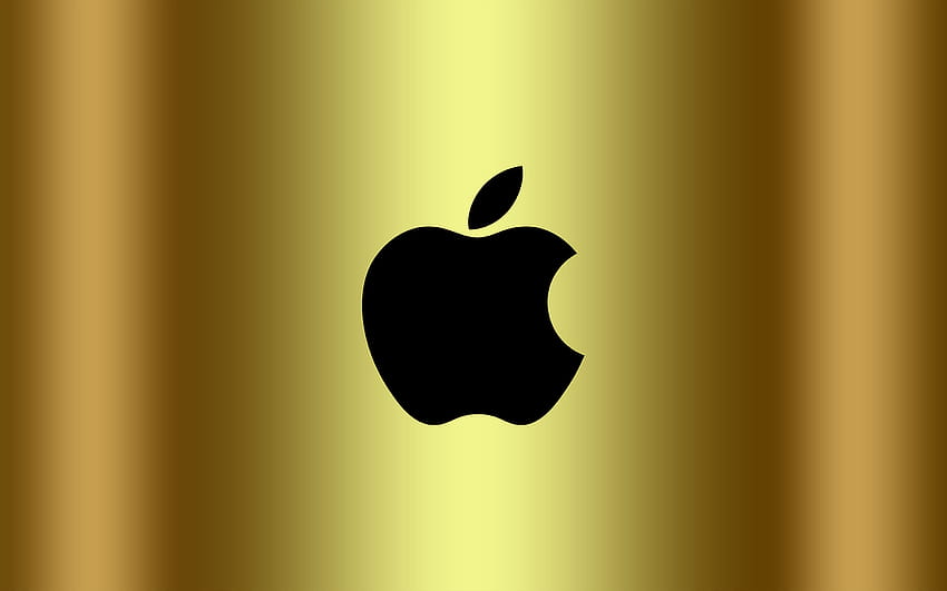 Pomme d'or, symbole de la pomme Fond d'écran HD
