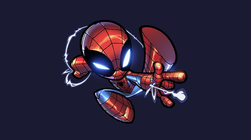 Spider Man, Chibi, , , Creative Graphics,. For IPhone, Android, Mobile And, Baby Spiderman HD wallpaper