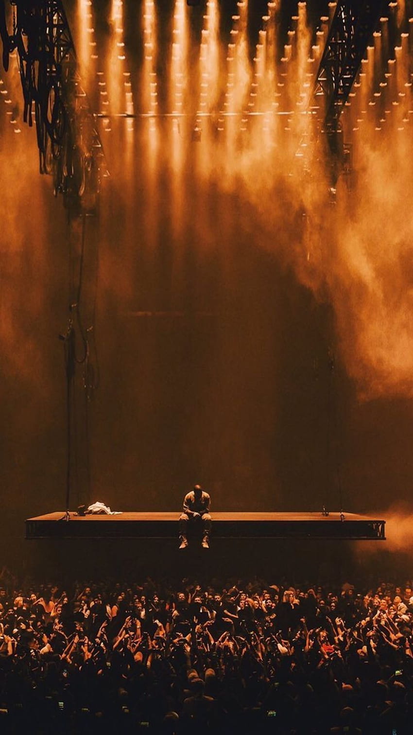 Concierto de Kanye West, Concierto de rap fondo de pantalla del teléfono
