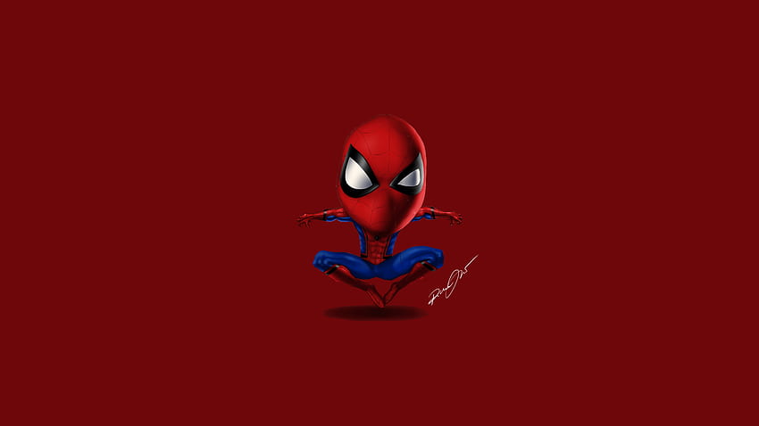 Spider-man, minimal, digital artwork HD wallpaper | Pxfuel