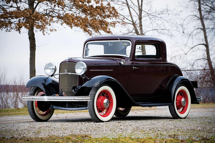 1932 Ford Model 18 Deluxe 3 Window, ford, classic, car, rod, 3, 1932, 18, vintage, model, hotrod, window, hot, coupe, old, 32, deluxe, antique, three fondo de pantalla