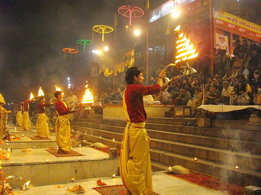 Haridwar Ganga Aarti en direct Fond d'écran HD