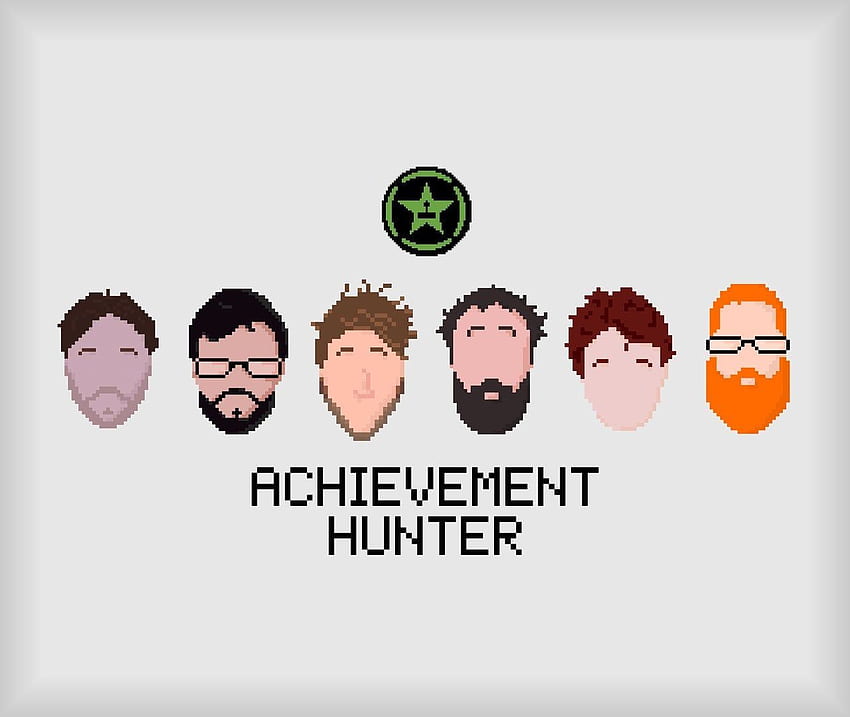 Achievement Hunter Pixel Art (First ever attempt) : roosterteeth HD wallpaper