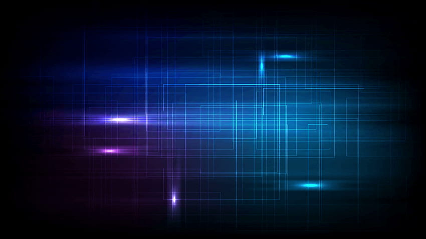 Tech glowing neon abstract motion background. Video animation Ultra, Neon Ultra Dark HD wallpaper