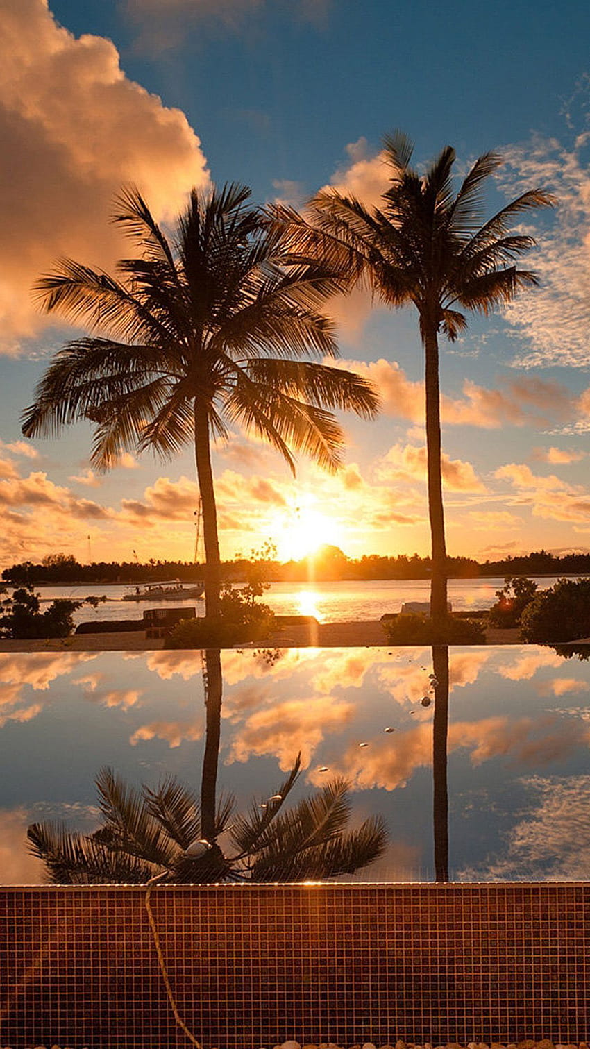 하와이 아이폰 - 최고의 하와이 아이폰 배경 - 일몰, 해변, 아름다운 자연, 해변 일출 아이폰 HD 전화 배경 화면