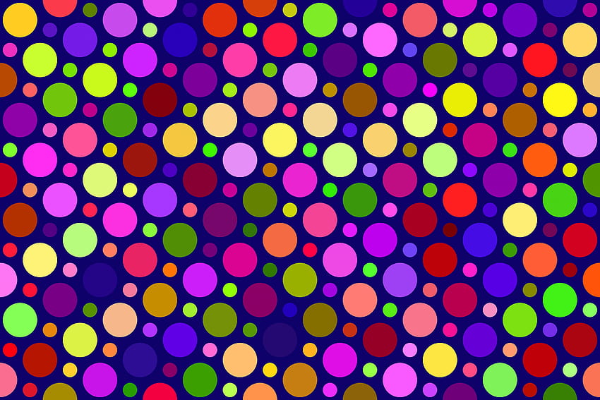 Kreise, mehrfarbig, kunterbunt, Textur, Texturen HD-Hintergrundbild