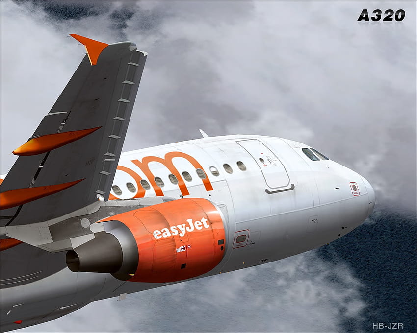 Easyjet effettua un ordine Airbus da 3,6 miliardi di dollari mentre i profitti aumentano. Britannico senza fronzoli Sfondo HD