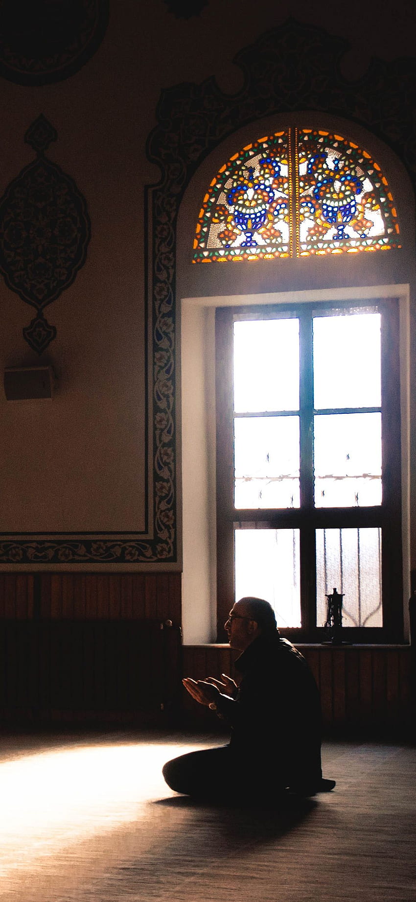 Muslimischer Mann betet islamisch HD-Handy-Hintergrundbild