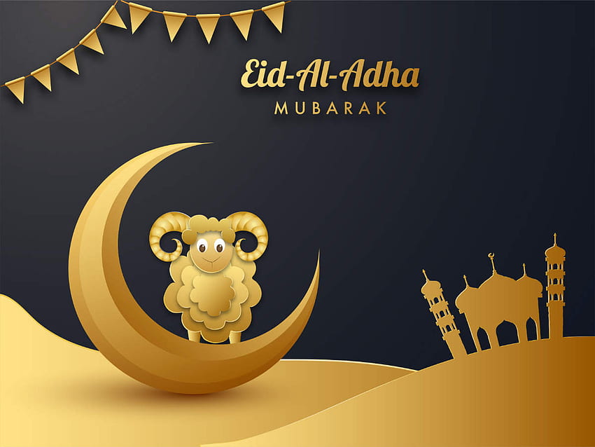 Eid Ul Adha Cards 2019: Best Bakrid Mubarak Greeting Card , Wishes, Quotes, Status, , SMS, Messages, And Pics HD wallpaper