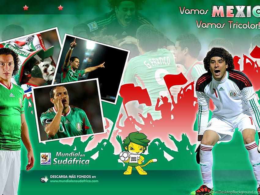 Mundial De Sudáfrica FIFA 2010: Descargar Mexico Ochoa. Background HD wallpaper
