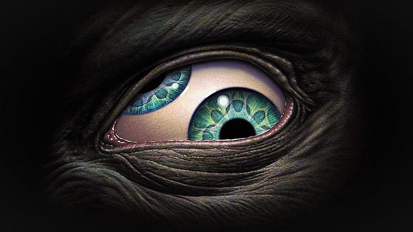 Eye of Creepy Creature . Background ., Scary Eyes HD wallpaper