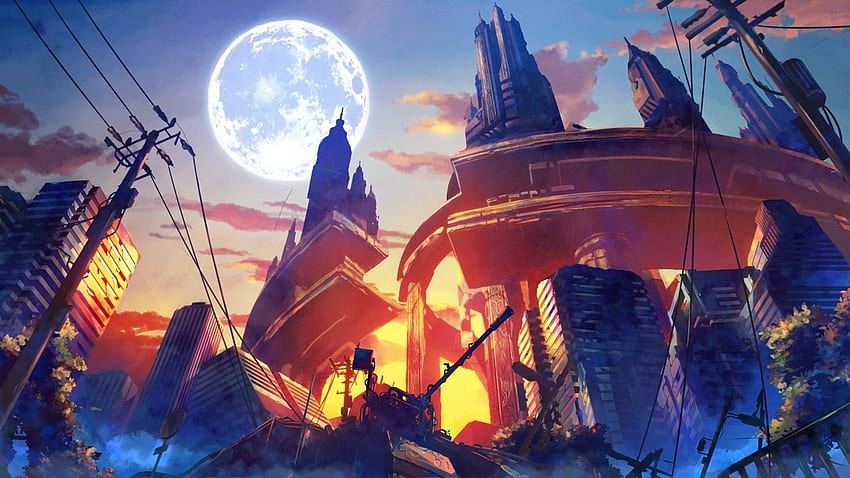 Post Apocalyptic , ,, Anime Apocalypse HD wallpaper