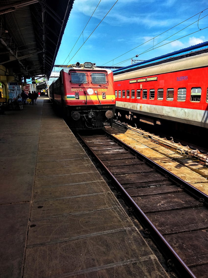 Индийска железница, индийски железници HD тапет за телефон