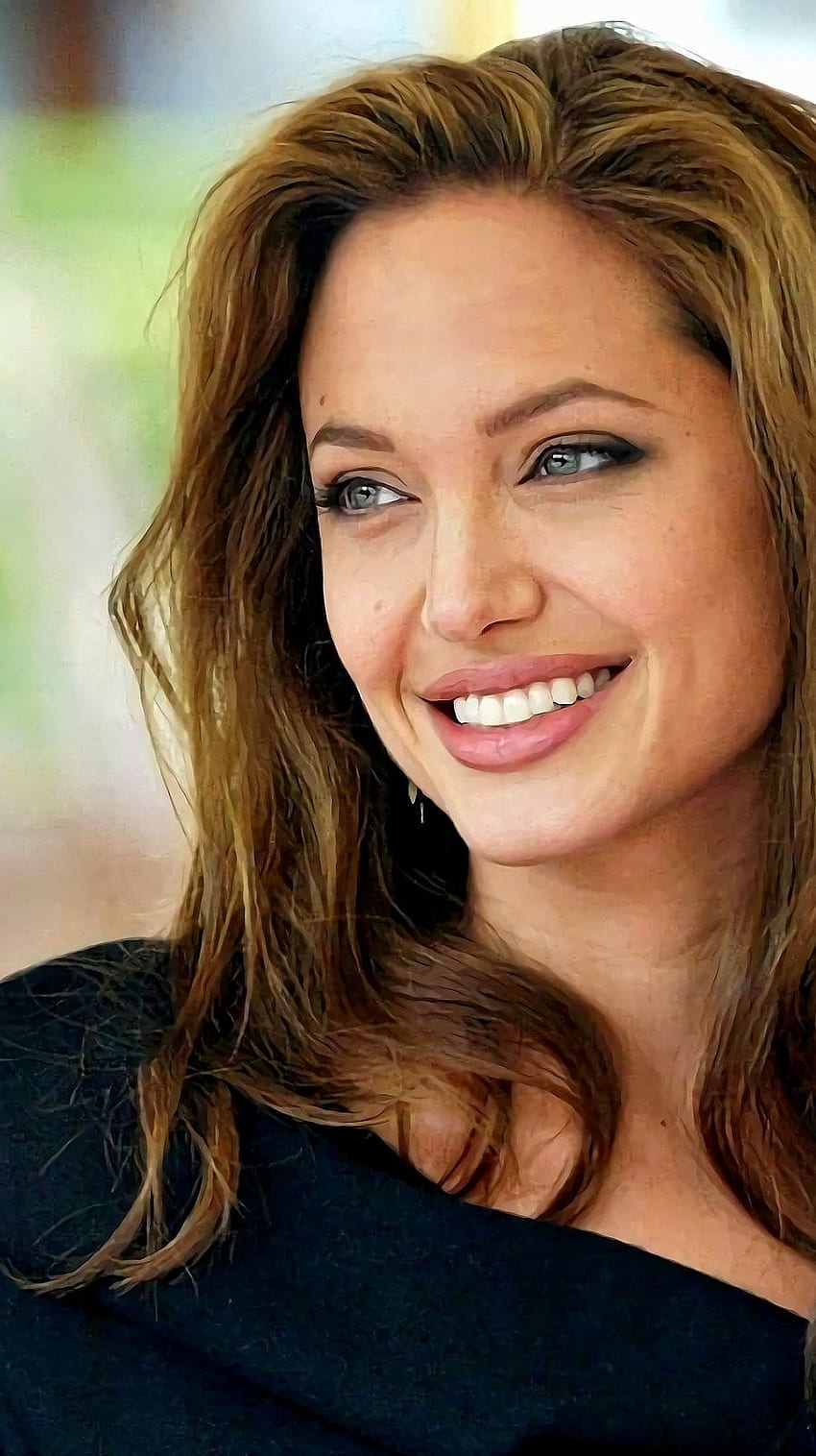 Angelina Jolie, actriz de hollywood fondo de pantalla del teléfono