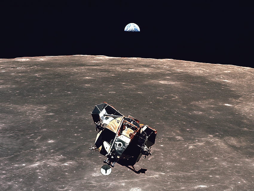ของโลกจากอวกาศที่จะทำให้คุณรู้สึกตัวเล็ก NASA Moon Earth วอลล์เปเปอร์ HD