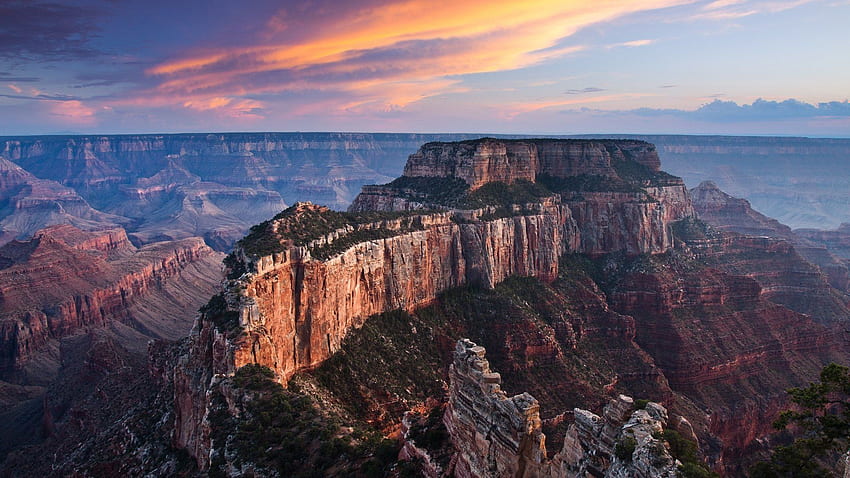 Ultra Grand Canyon and Background HD wallpaper