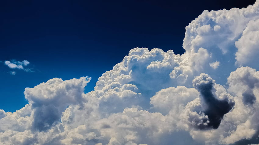 Clouds, nature, sky, cumulus, cloudscape, dramatic HD wallpaper
