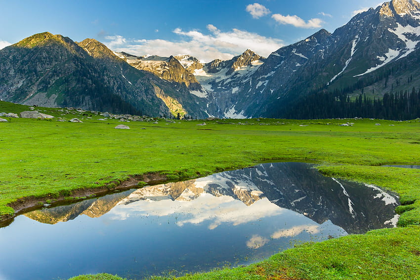 Естествената красота на Кашмир Търсене в Google - Swat HD тапет
