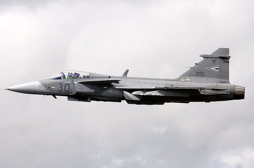 Saab Gripen, реактивен самолет, saab gryphon, шведски военновъздушни сили, самолет saab HD тапет