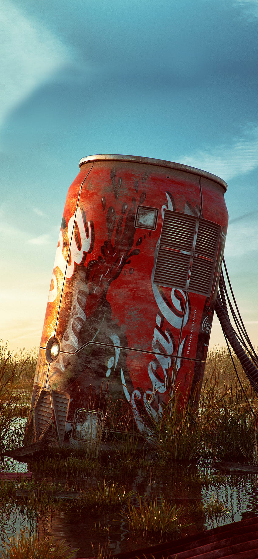 Coke - art by Filip Hodas. HeroScreen, Soft Drink HD phone wallpaper